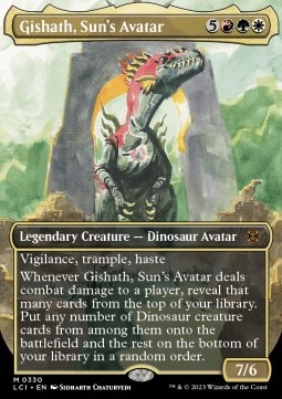 Gishath Suns Avatar - The Lost Caverns of Ixalan Extras 
