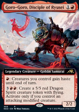 Goro Goro Disciple of Ryusei (V.2) - Kamigawa Neon Dynasty Extras 