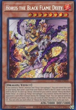 Horus the Black Flame Deity (V.1 Secret Rare) 