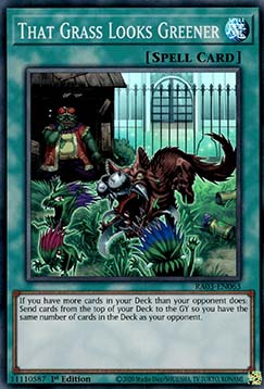 That Grass Looks Greener (V.1 Super Rare) 