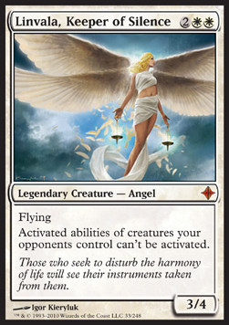 Linvala Keeper of Silence - Rise of the Eldrazi 