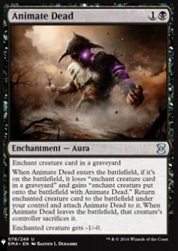 Animate Dead - The List 
