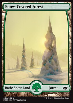Snow Covered Forest - Modern Horizons 