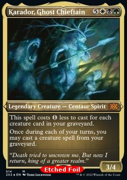 Karador Ghost Chieftain - Double Masters 2022 Extras 