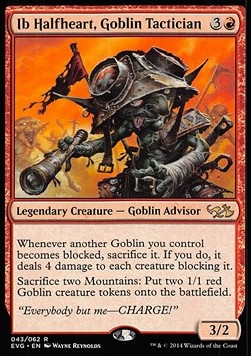 Ib Halfheart Goblin Tactician - Duel Decks Anthology 