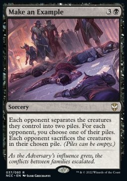 Make an Example - Commander Streets of New Capenna 