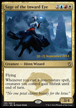 Sage of the Inward Eye (V.1) - Khans of Tarkir Promos 