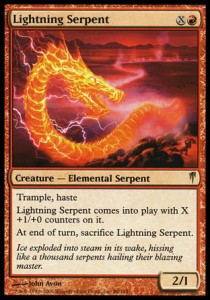 Lightning Serpent - Coldsnap 