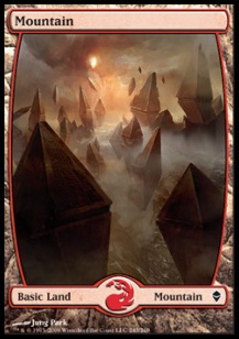 Mountain (V.4) - Zendikar 