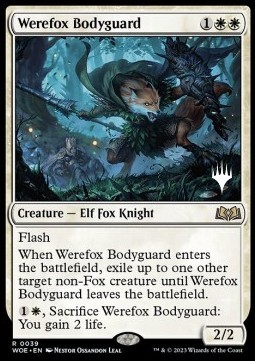 Werefox Bodyguard (V.2) - Wilds of Eldraine Promos 