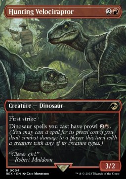 Hunting Velociraptor (V.1) - Universes Beyond Jurassic World Collection 