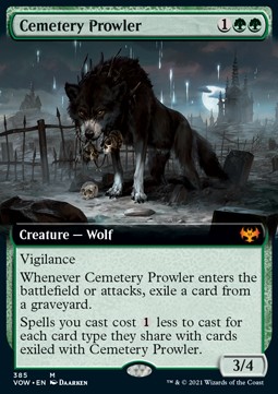 Cemetery Prowler - Innistrad Crimson Vow Extras 