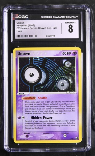 Unown - UF 28 - English - CGC 8 