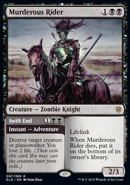 Murderous Rider Swift End - Throne of Eldraine 
