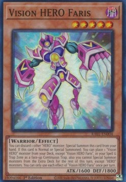 Vision HERO Faris (V.1 Super Rare) 