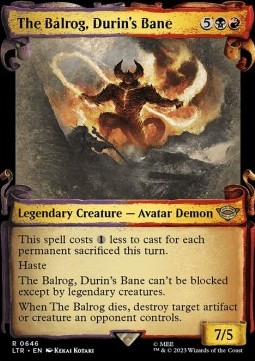 The Balrog Durins Bane (V.1) - The Lord of the Rings Tales of Middle earth Holiday Release 