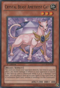 Crystal Beast Amethyst Cat 