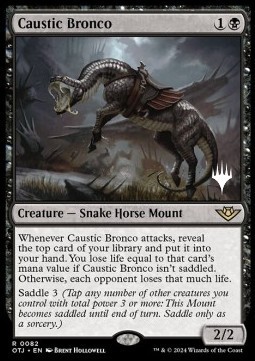 Caustic Bronco (V.2) - Outlaws of Thunder Junction Promos 