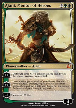 Ajani Mentor of Heroes - Journey into Nyx 