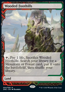 Wooded Foothills - Zendikar Rising Expeditions 