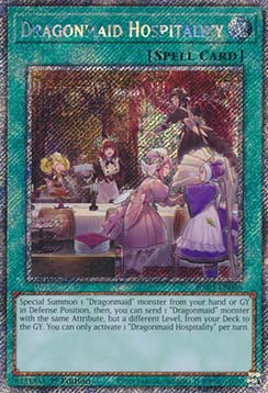 Dragonmaid Hospitality (V.4 Platinum Secret Rare)