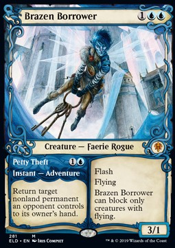 Brazen Borrower Petty Theft - Throne of Eldraine Extras 
