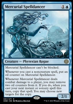 Mercurial Spelldancer (V.2) - Phyrexia All Will Be One Promos 