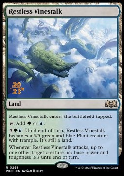 Restless Vinestalk (V.1) - Wilds of Eldraine Promos 