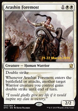 Arashin Foremost - Dragons Of Tarkir Promos 