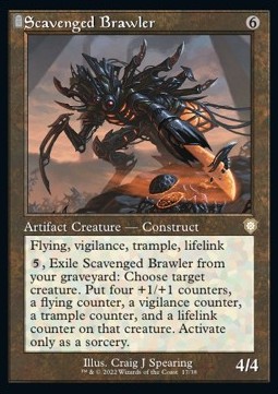 Scavenged Brawler - Commander The Brothers War 