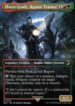 Owen Grady Raptor Trainer (V.1) - Universes Beyond Jurassic World Collection 