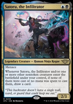 Satoru the Infiltrator - Outlaws of Thunder Junction 