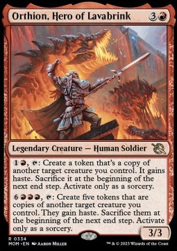 Orthion Hero of Lavabrink (V.1) - March of the Machine Extras 