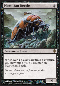 Mortician Beetle - Rise of the Eldrazi 