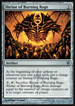 Shrine of Burning Rage - New Phyrexia 