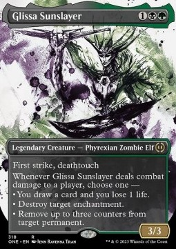 Glissa Sunslayer (V.1) - Phyrexia All Will Be One Extras 