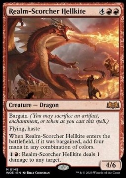 Realm Scorcher Hellkite - Wilds of Eldraine 