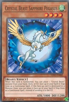 Crystal Beast Sapphire Pegasus 