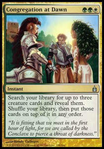 Congregation at Dawn - Ravnica City of Guilds 