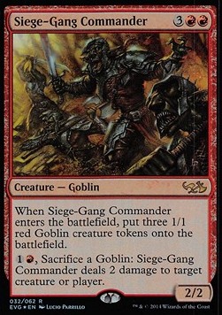 Siege Gang Commander - Duel Decks Anthology 