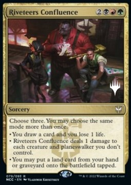 Riveteers Confluence - Commander Streets of New Capenna Extras 