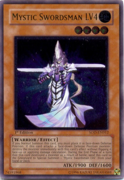 Mystic Swordsman LV4 (V.2 - Ultimate Rare) 