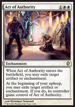 Act of Authority - Commander 2013 