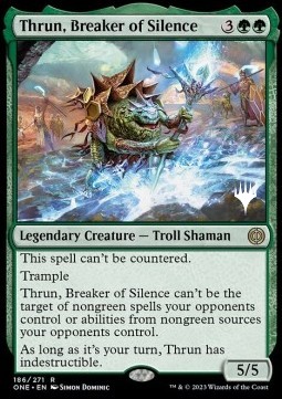 Thrun Breaker of Silence (V.2) - Phyrexia All Will Be One Promos 
