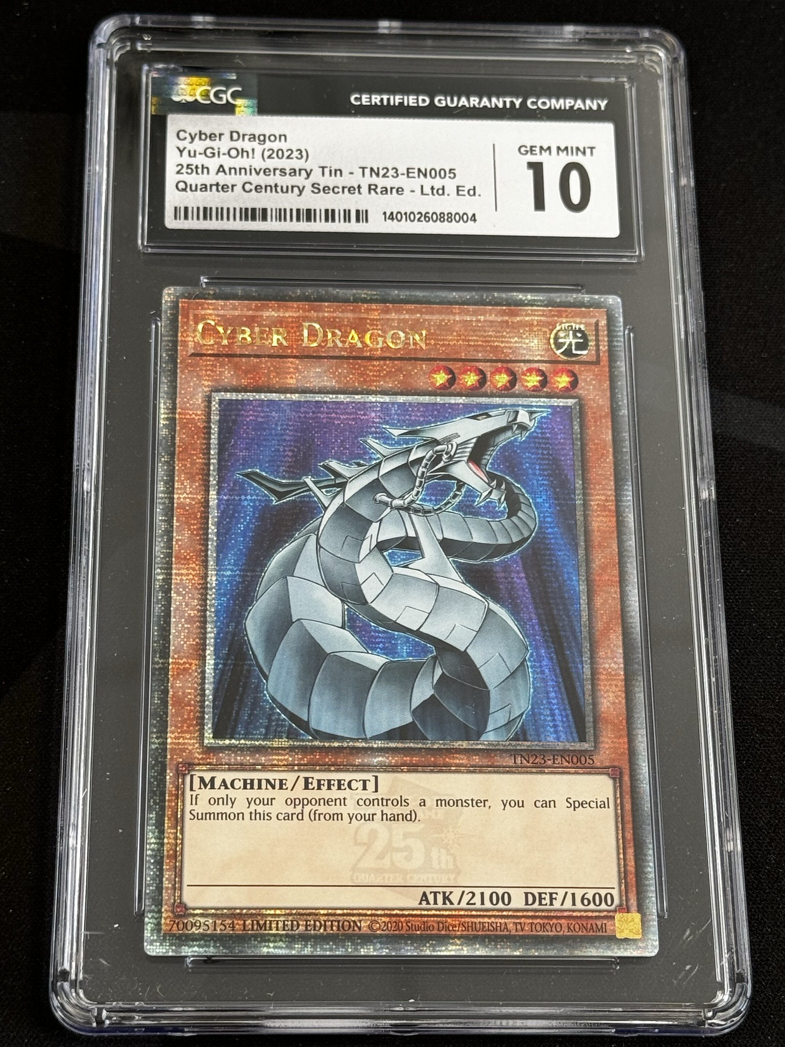Cyber Dragon - TN23 5 - English - CGC 10 