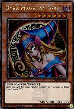Dark Magician Girl (V.2 Quarter Century Secret Rare) 