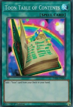 Toon Table of Contents 