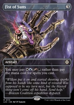 Fist of Suns - Commander The Lost Caverns of Ixalan Extras 