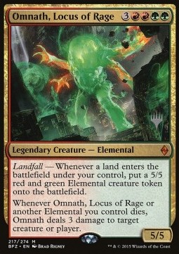Omnath Locus of Rage - Adventures in the Forgotten Realms Promos
