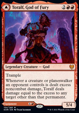 Toralf God of Fury Toralfs Hammer - Kaldheim 